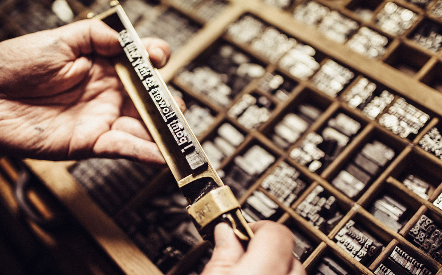 Hand Typesetting and Composing